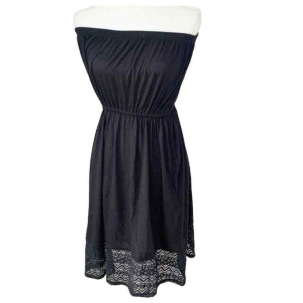 Jones New York Signature NWT black strapless casual dress sz XXL